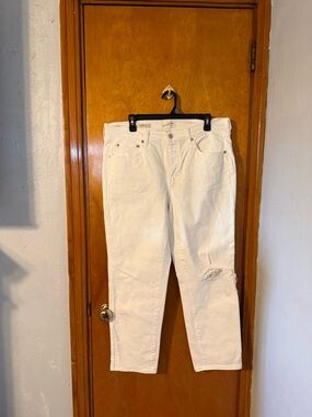 Universal Thread White Mid-Rise Slim Jeans Size 14R